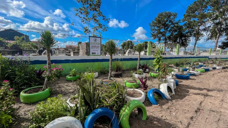 Prefeita Cordélia Torres implementa projeto que transforma pontos irregulares de lixo em EcoJardins